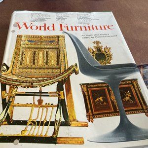 BOOK OF WORLD FURNITURE 1976 HARDBACK HUGE BOOK 17TH CENTURY-20TH CENTURY